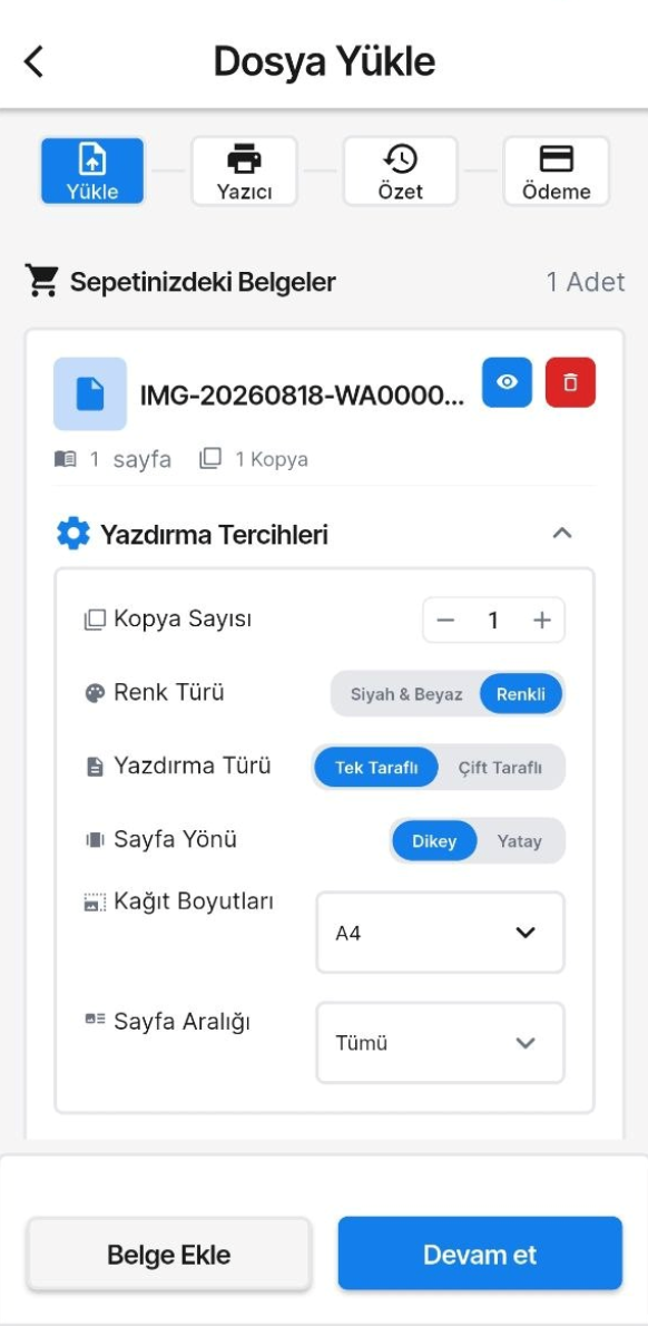 Adım 1